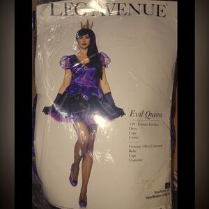 Leg Avenue Purple and Black Queen Costume 
Evil Queen leg Avenue women's large